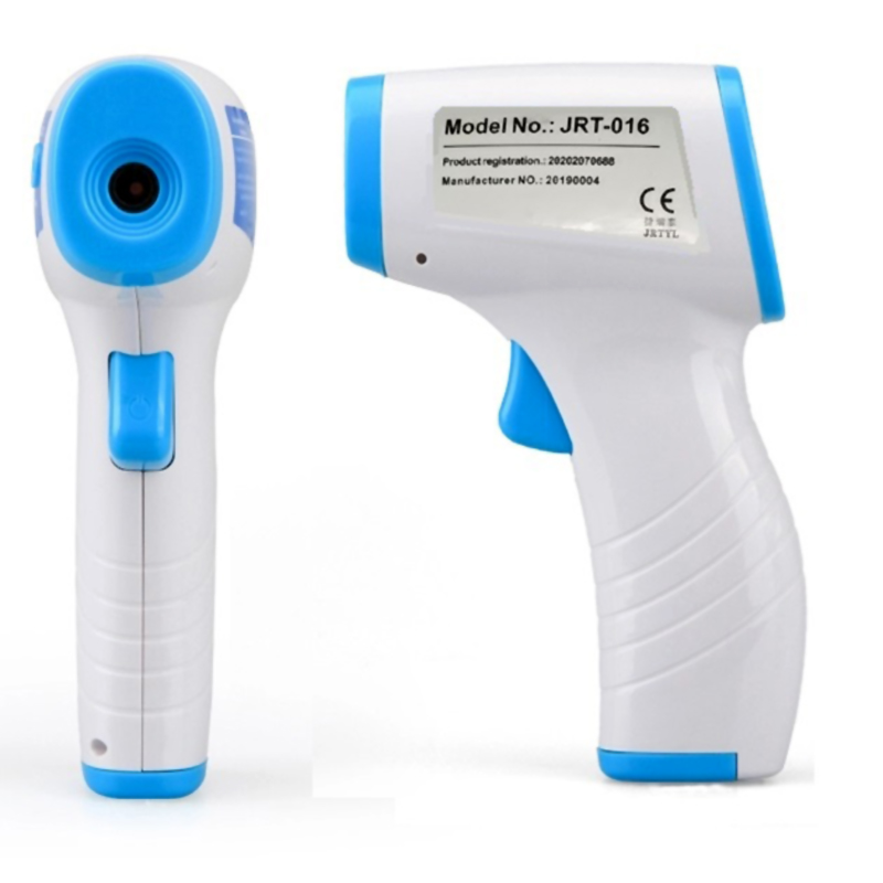 Digitális orvosi, nem csatlakoztatható, fej nélküli homlok hőmérő pisztoly felnőtt, csecsemő, láz esetén, CE \/ FDA \/ FCC